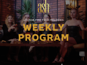 Ash Lounge Weekly Vibes Dining Experiences