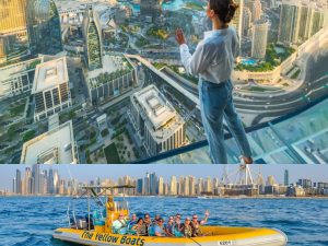 Combo: 99 Minutes Premium Boat Tour + Free Sky Views Attractions Special Offers