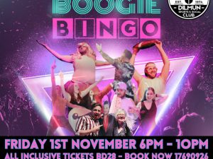 DLE Boogie Bingo at Dilmun Club