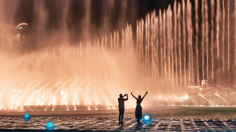 Dubai Fountain Boardwalk – Burj Khalifa