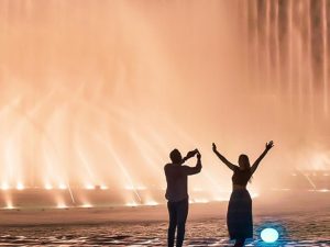 Dubai Fountain Boardwalk Burj Khalifa