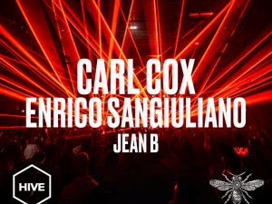 Experience the ultimate techno showdown at HIVE with Carl Cox and Enrico Sangiuliano! Nightlife