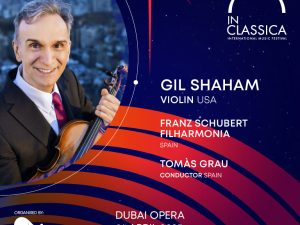 InClassica International Music Festival Presents American Virtuosity: Gil Shaham at Dubai Opera Classical Events