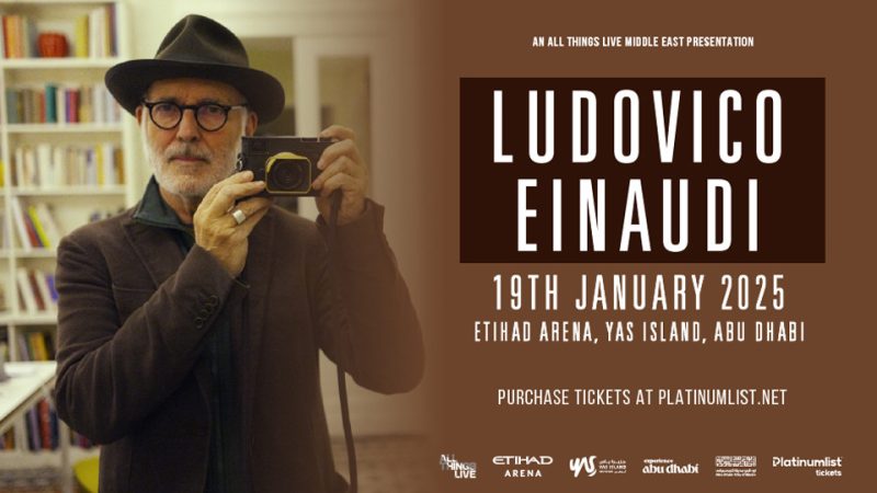 Ludovico Einaudi 2025 Live in Abu Dhabi – Classical Events