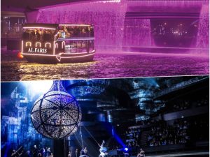 Luxury Canal Dhow Cruise with La Perle Show Boat Tours and Cruises