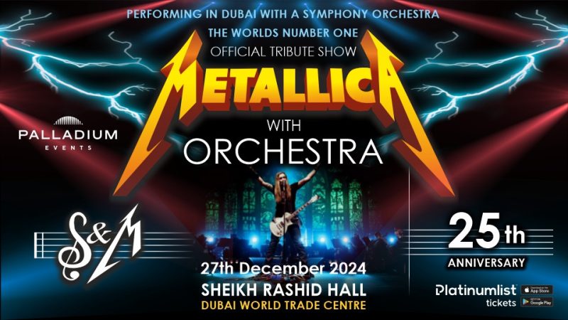 METALLICA SHOW S&M TRIBUTE with PALLADIUM Orchestra Live in Dubai – Concerts