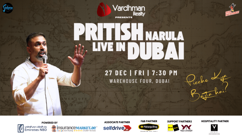 Pritish Narula Live in Dubai – Comedy Events