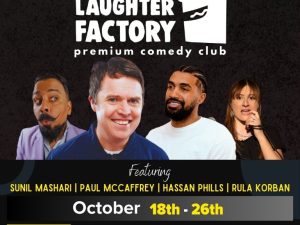 The Laughter Factory Premium Comedy Club in Dubai and Abu Dhabi Comedy Events