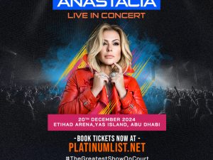 World Tennis League presents Anastacia Live in Abu Dhabi Concerts