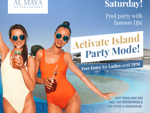 Activate Island Party Mode- Al Maya Island & Resort Pool Party Festival