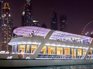 Dubai Marina Dinner Cruise with Live Music & Open Bar Boat Tours and Cruises