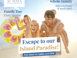 Escape to Our Island Paradise! - Al Maya Island & Resort Pool Party Family Day Festival