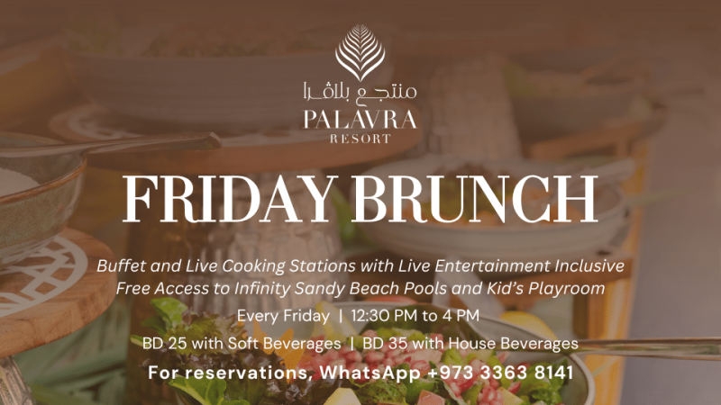 Friday Brunch at Palavra Resort – Brunches