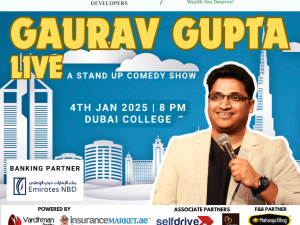 Gaurav Gupta Live in Dubai Comedy Events