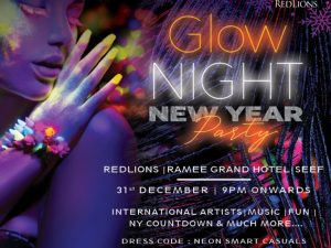 Glow Night New Year Party at Ramee Grand Hotel New Years Eve Events