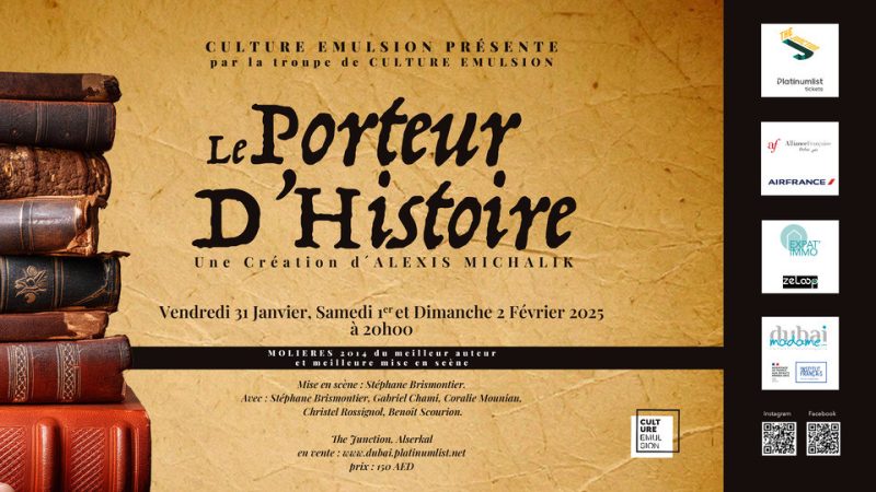 Le Porteur D’Histoire at The Junction in Dubai – Shows and Theatrical Plays