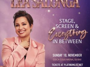 Lea Salonga Live at Coca-Cola Arena in Dubai Concerts