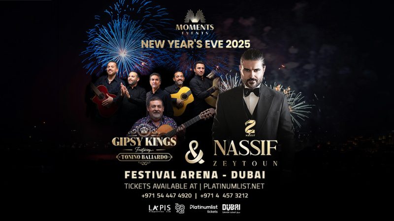 Nassif Zeytoun & Gipsy Kings ft. Tonino Baliardo – New Years Eve Events