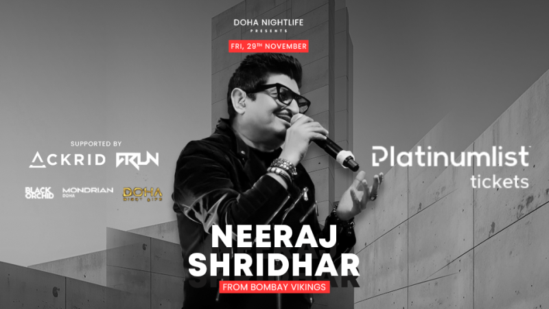 Neeraj Shridhar Live In Doha Bombay Vikings – Concerts