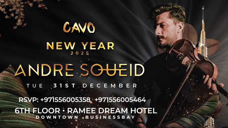 New Year’s Eve with Andre Soueid at Cavo in Dubai – New Years Eve Events