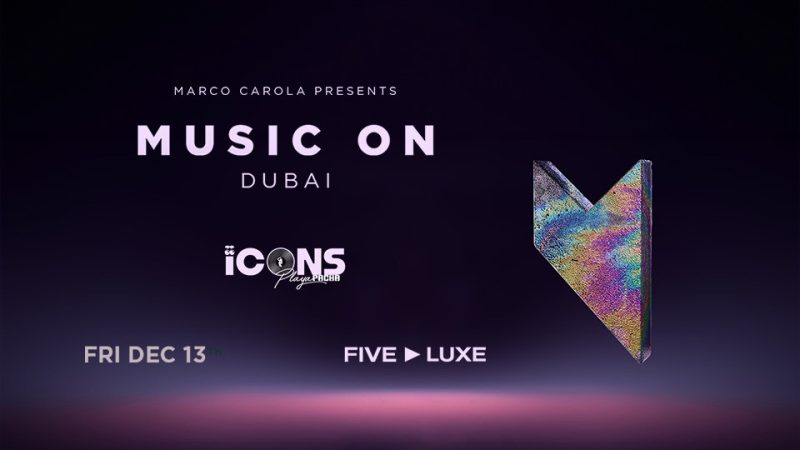 Playa Pacha Icons with Marco Carola Presents Music On in Dubai – Arabic Events