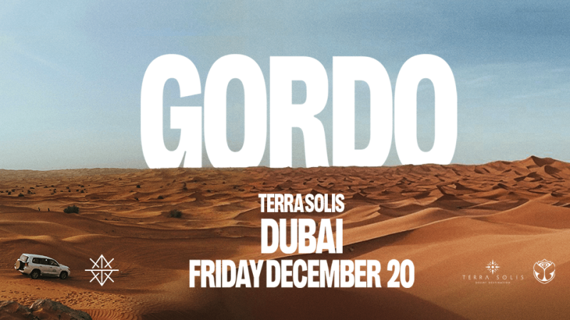 Terra Solis presents Gordo Live Dubai – New Years Eve Events