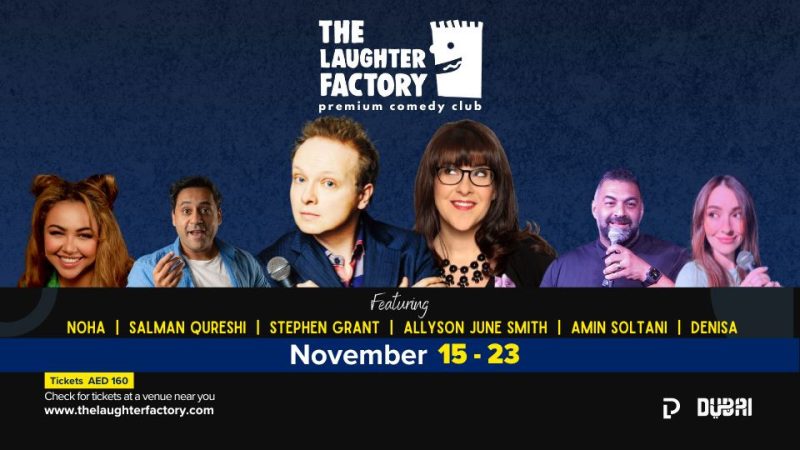 The Laughter Factory Premium Comedy Club in Dubai – Comedy Events