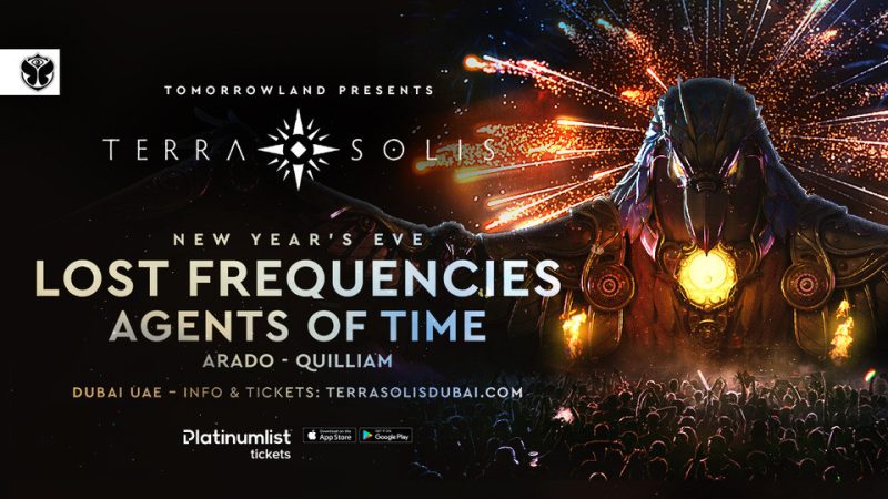 Tomorrowland presents Lost Frequencies and Agents of Time at Terra Solis Dubai – New Years Eve Events