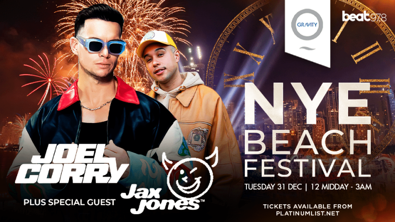 Zero Gravity NYE Beach Festival with Joel Corry & Jax Jones – Nightlife