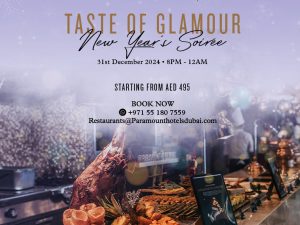 A Taste of Glamour NYE Soirée at The Stage Restaurant in Dubai New Years Eve Events