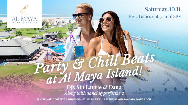 Activate Island Party Mode- Al Maya Island & Resort Pool Party – Arabic Events