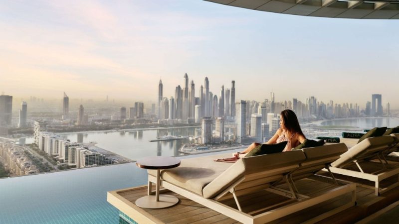 Aura sunrise pool experience with Burj view – Brunches