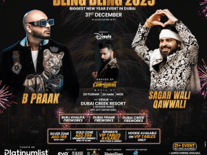 Bling Bling 2025 - NYE featuring B Praak & Sagar Wali Qawwali in Dubai New Years Eve Events