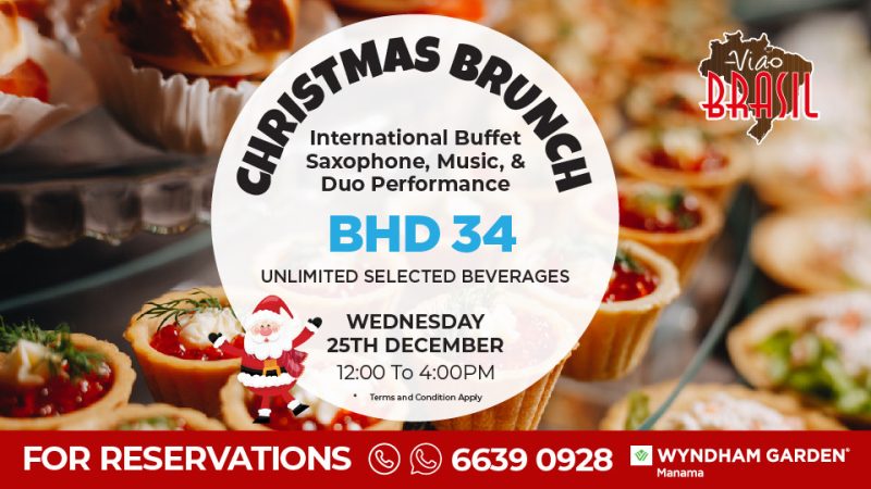 Christmas day brunch at Via Brasil – Christmas Events