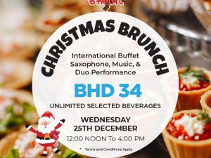 Christmas day brunch at Via Brasil Christmas Events