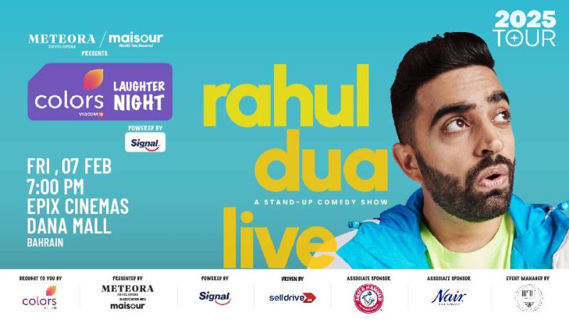 Colors Laughter Night ft. Rahul Dua in BAHRAIN – Comedy Events