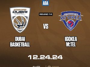 Dubai Basketball vs Igokea M:Tel at Coca-Cola Arena Sports Events