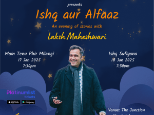 Ishq aur Alfaaz - An evening of stories with Laksh Maheshwari at The Junction in Dubai Shows and Theatrical Plays