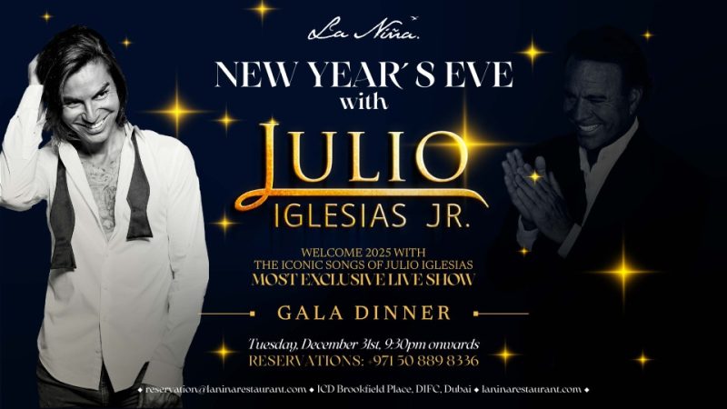 La Nina New Year’s Eve with Julio Iglesias JR. – New Years Eve Events