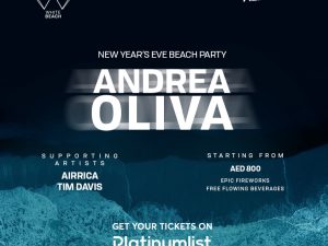 NYE Beach Party With Andrea Oliva At Atlantis