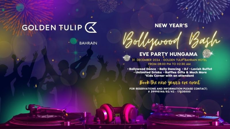 New Year’s Eve – Bollywood Hungama at Golden Tulip Hotel Bahrain in Manama – New Years Eve Events