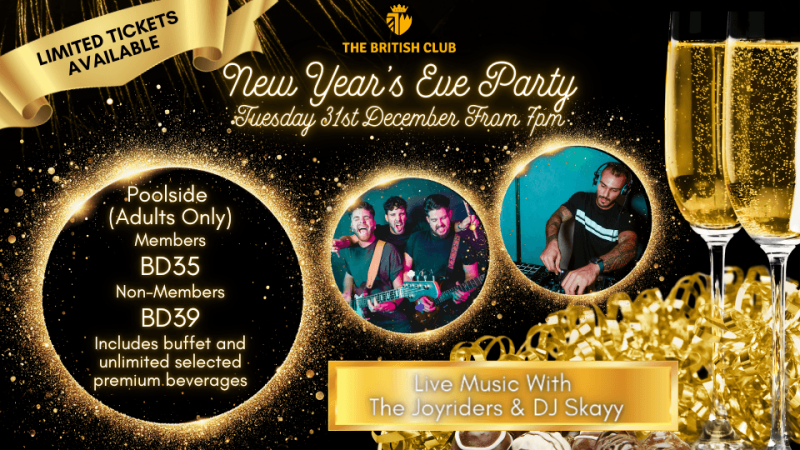 New Year’s Eve Party at The British Club – New Years Eve Events