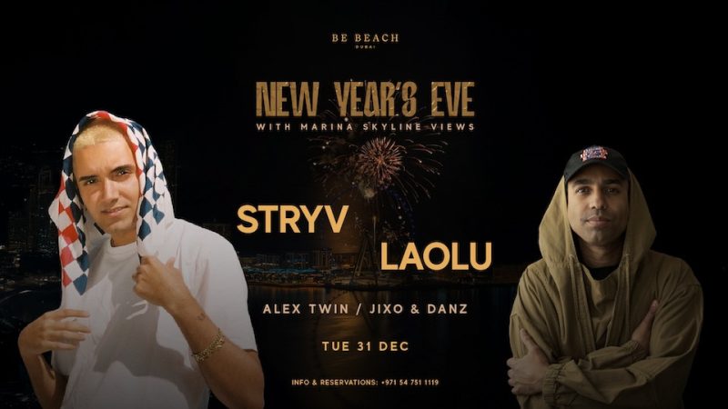 New Year’s Eve at Be Beach with Laolu & Stryv – New Years Eve Events