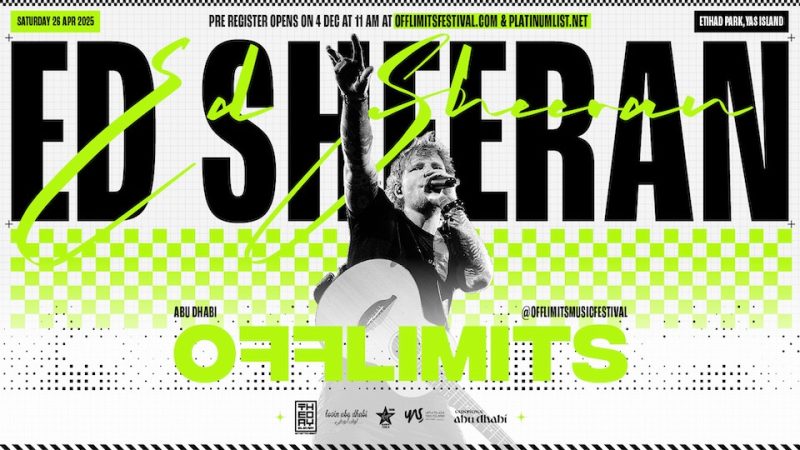 OFFLIMITS Music Festival – Headlining Ed Sheeran – Concerts