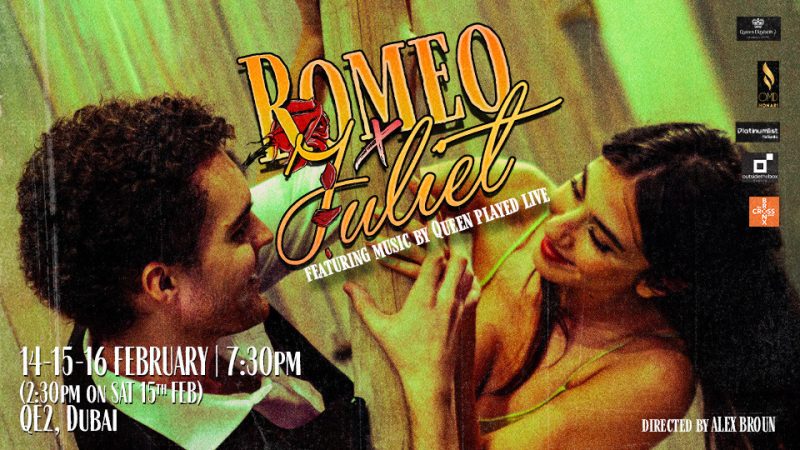 Romeo & Juliet Featuring Music by Queen Played Live at Theatre by QE2 – Christmas Events