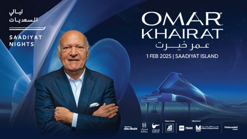 Saadiyat Nights – Omar Khairat Live at Abu Dhabi – Shows and Theatrical Plays