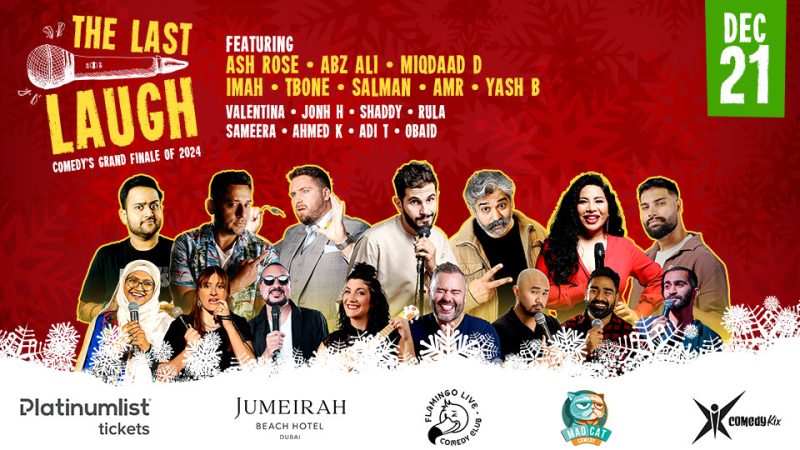 The Last Laugh at Jumeirah Beach Hotel in Dubai – Comedy Events