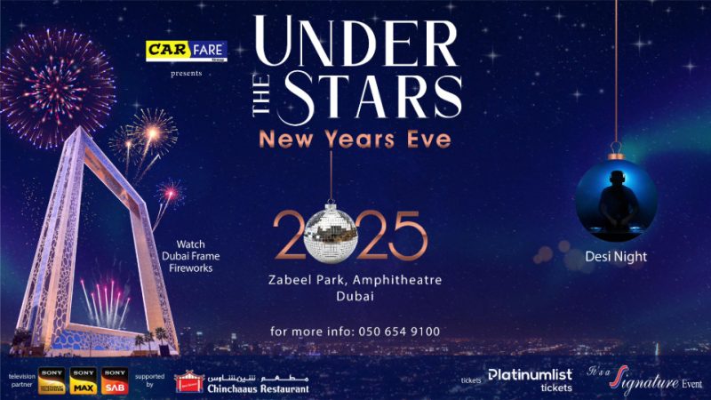 Under The Stars – New Years Eve in Dubai – New Years Eve Events