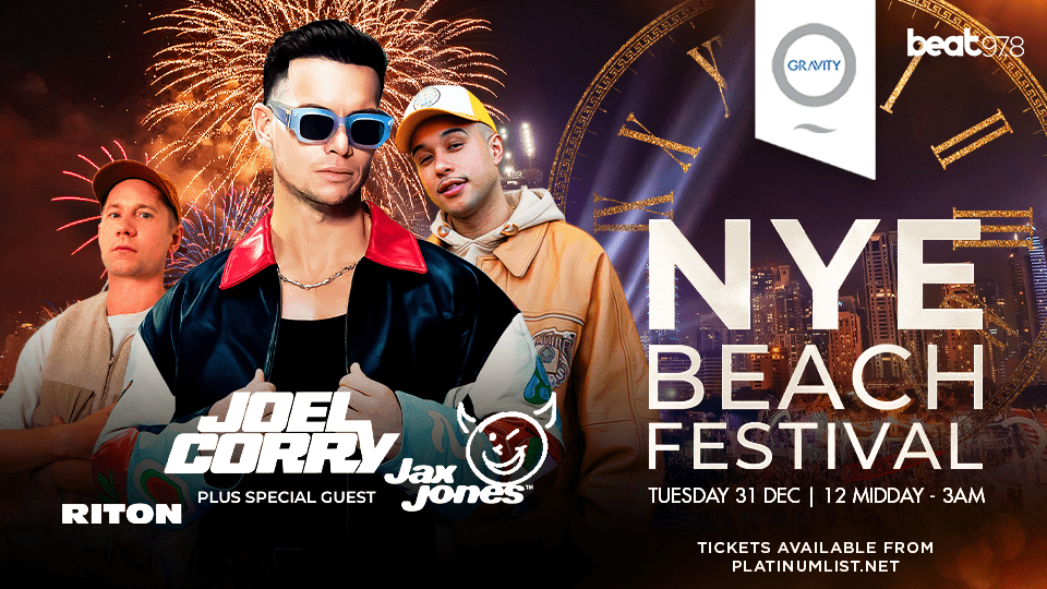 Zero Gravity NYE Beach Festival with Joel Corry, Jax Jones & Riton - Nightlife