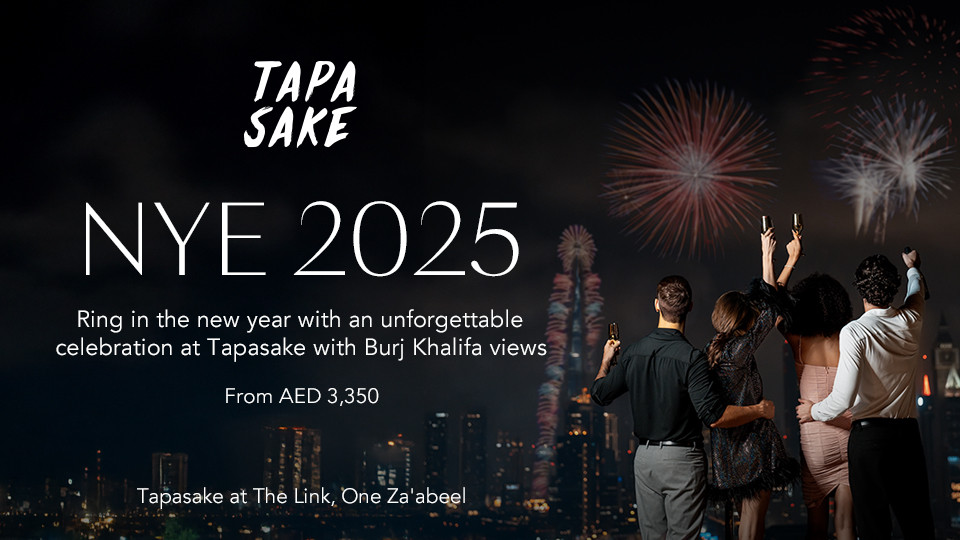 New Year's Eve at Tapasake - NYE 2025 in Dubai - New Years Eve Events